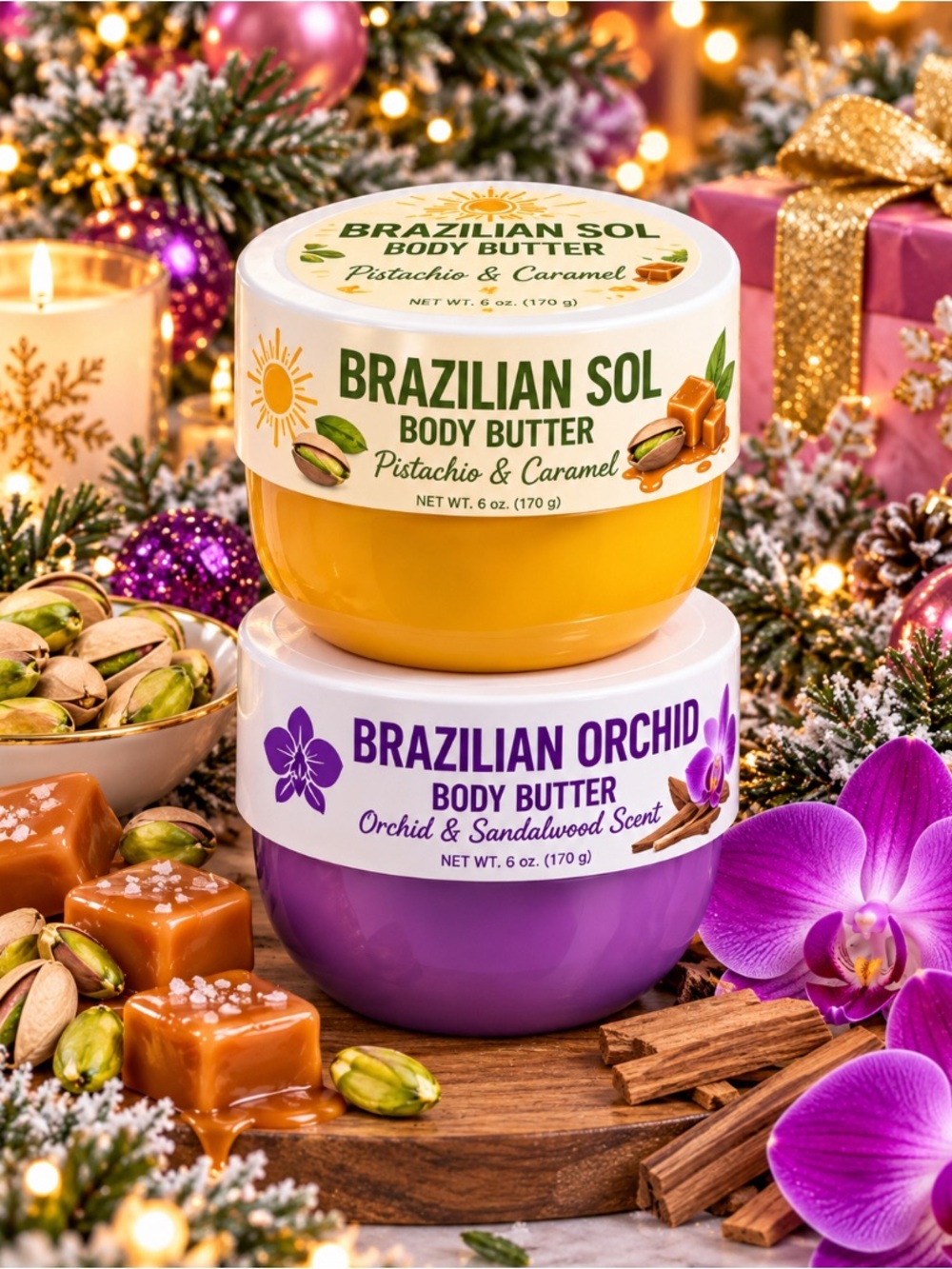 Brazilian Sol Body Butter Duo.
